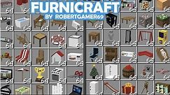 FURNICRAFT How To Get Furniture In Minecraft PE 1.19+ (500+ New Items)