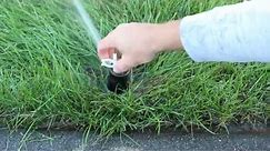 How to Adjust a Hunter Rotary Style Sprinkler Head