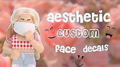 10 CUSTOM faces for Roblox GFX || **WITH CODES** || rosaliiq