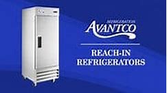 Avantco Reach-In Refrigerators Video | WebstaurantStore