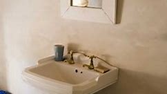 How to Attach a Pedestal Sink to the Wall Without Studs