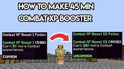 How To Make 45 Minutes Combat Xp Potions | Hypixel Skyblock Tutorial