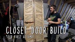Building Closet Doors - Modifications to the work table