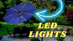 Experience the Perfect Blend of Shade and Light with this LED Patio Umbrella