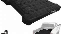 Umbrauto Truck Bed Air Mattress: Inflatable Pickup Camping Mattress for 5.5-5.8ft Full Size Short Truck Bed, Blow Up Pick Up Truck Tent Air Bed for Outdoor Travel with Pump & Carry Bag