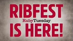 Ribfest at Ruby Tuesday is here 🔥