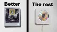 Album wall art that plays itself - km5 CP1 wall-hanging CD player