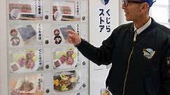 Japanese firm launches vending machines for whale meat