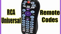 RCA Universal Remote Codes List For RCA Remote Controls