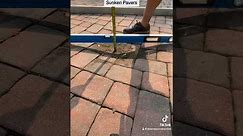 Sunken Paver Patio #diy #bluecollar #construction #pavers #repair #install #howto #stepbystep #viral