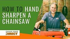 How to Hand Sharpen a Chainsaw Chain