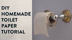 How to make Toilet Paper (out of recycled paper) at home. DIY Homemade Toilet Paper Tutorial.