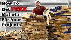 How To Get FREE Hardwood For Your Next Woodworking Project