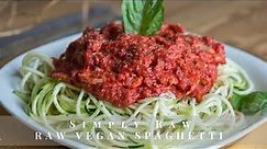 A SIMPLE Raw Vegan Spaghetti Sauce Recipe!