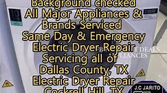Electric Dryer Repair Cockrell Hill, TX 972-544-9224