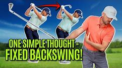 GOLF: One Simple Thought To Fix Your Backswing | Live Lesson With Aaron