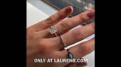 2.5 ct Radiant Cut Diamond Signature Wrap Engagement Ring