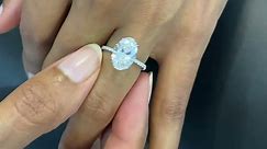 3.2 carat Oval Diamond Signature Wrap Engagement Ring