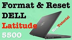 Format Dell Latitude 5500 | How Reset Dell Latitude 5500 | NexTutorial