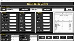 1.Build a Retail Billing System using Python Tkinter GUI - Step-by-Step Tutorial