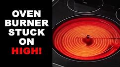 Electric Range Burner Not Turning Off - How To Fix It