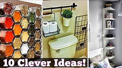 10 EASY Space Saving DIY Projects For Small Homes