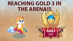 REACHING GOLD 3 RANK IN THE HARMONY ISLAND ARENA!!! | Prodigy