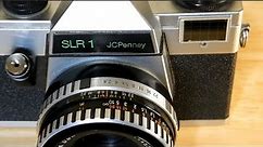 SLR 1 JCPenney Camera with aus JENA DDR Lens - Pentacon Germany (East) circa 1975