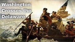 25th December 1776: George Washington crosses the Delaware with a column of the Continental Army