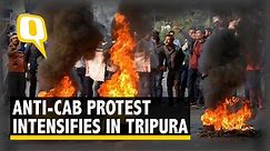 Clashes Between Police & Anti-CAB Protesters in Tripura, Internet Shut Down for 48 Hours