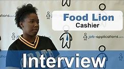 Food Lion Interview - Cashier
