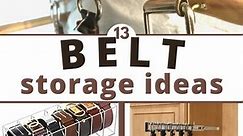 13 helpful Belt Storage Ideas: belt organization made easy (2024)