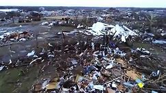 #Video muestra los daños del tornado en Mayfield, Kentucky - Vídeo Dailymotion