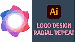 Logo Design with Radial Symmetry in Adobe Illustrator | Radial Repeat & Live Paint Bucket Tutorial
