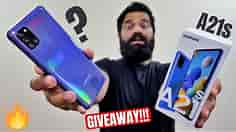 Samsung Galaxy A21s Unboxing & First Look - Infinity-O Display | 5000mAh | 48MP | GIVEAWAY🔥🔥🔥