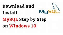 How to Install MySQL 8 and MySQL Workbench 8 on Windows 10 [64 Bit]