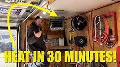Install a perfect garage heater!!