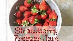 3-Ingredient Strawberry Freezer Jam - NO COOKING REQUIRED