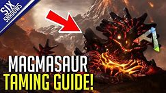 HOW TO TAME A MAGMASAUR! | New Genesis DLC | Ark: Survival Evolved