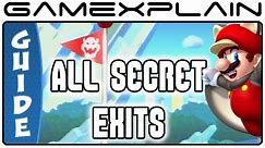 Every Secret Exit in New Super Mario Bros. U (All 12) - Guide & Walkthrough