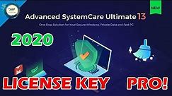 Advanced SystemCare Ultimate 13 PRO || With License Key 2020 || By Tech360° Official