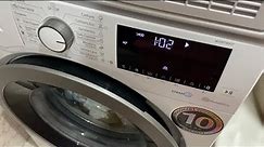 Beko HomeWhiz set- Start of washing & drying