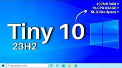 Tiny10 23H2: Windows 10 Lite — How to Download & Install 2024