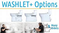 How to Choose a WASHLET+ Bidet Toilet | Comparison - how are they different?
