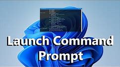 How To Open Command Prompt In Windows 11