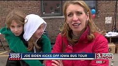 Joe Biden Kicks Off Iowa Bus Tour