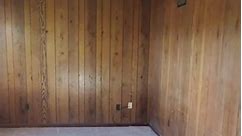 Wood Paneling with water based cover stain first job story part 1 #housepainting #story #contracting full video here https://www.youtube.com/watch?v=EMI-AQ33Kp4&t=5s | Blast Painting & Restoration