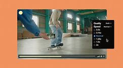 Just your speed: Adjust video playback with a click