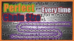 Bike chain length formula. How to size your mountain bike chain. Perfect bike chain size #mtb