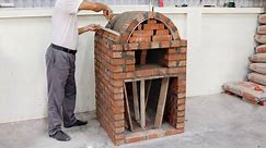 How to build a wood fired brick pizza oven set at home